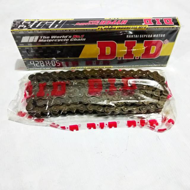 RANTAI DID 428 HDS 140 L BLACK Heavy Duty Chain DID Original