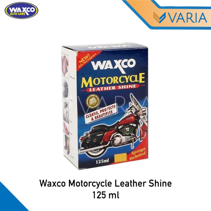 Waxco Motorcycle Leather Shine 125 ml Pembersih Pengkilap Jok Kulit