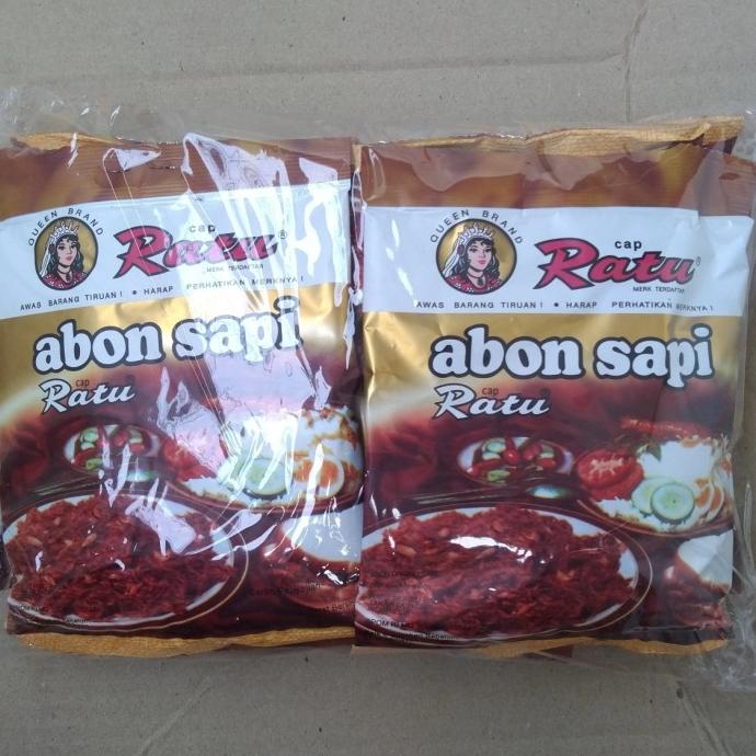 

Abon Sapi Cap Ratu 10 pc @90 Gr (harga termasuk packing aman)