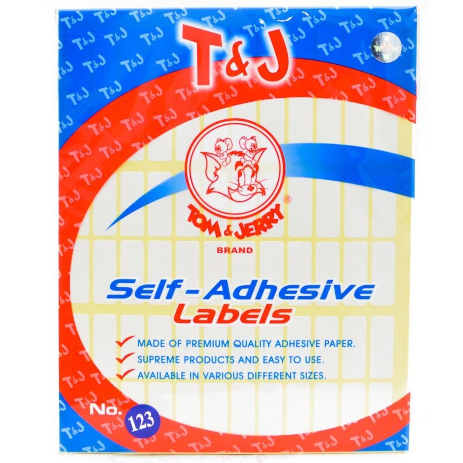 

LABEL STICKER TOM & JERRY NO 123 PER PAD 10 LEMBAR