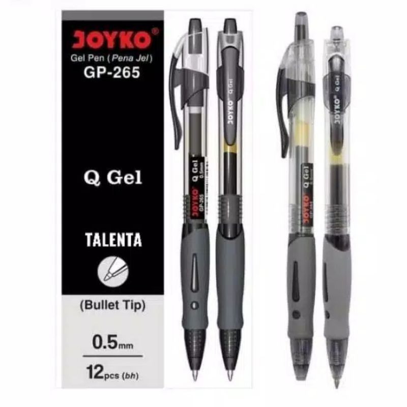 

pulpen JOYKO Q gel GP-265 isi 12 pcs