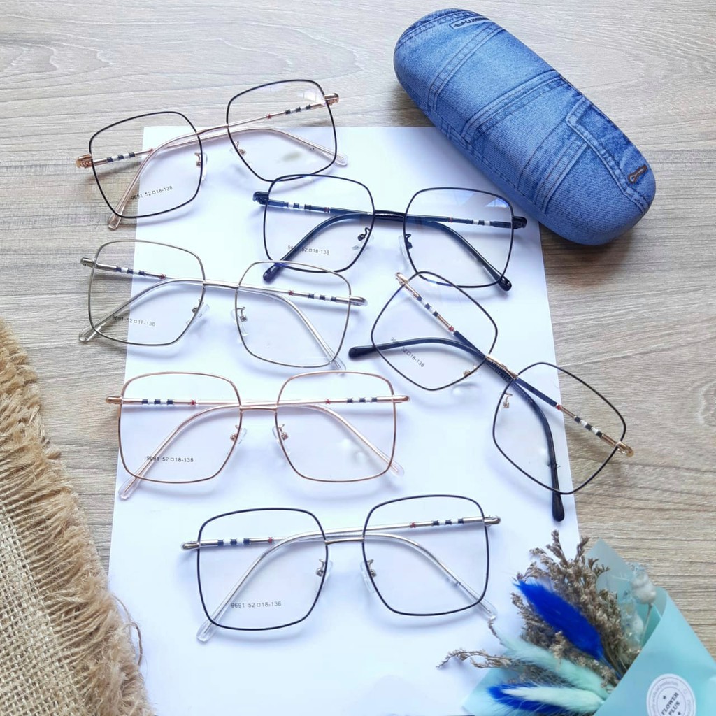 Kacamata minus wanita frame kacamata minus optik kacamata cylinder plus Antiradiasi blueray