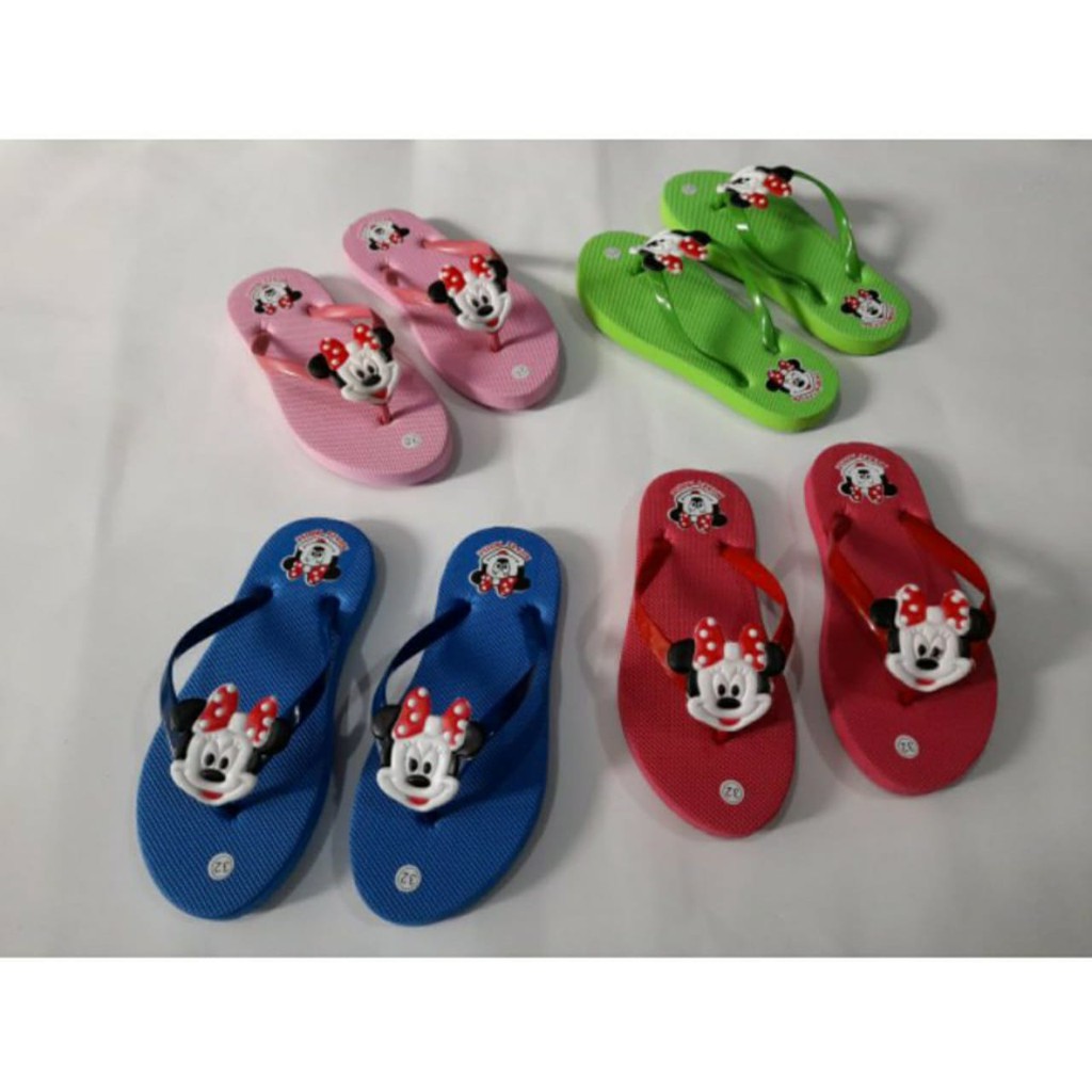 Sandal jepit anak motif mickey mouse 26-35