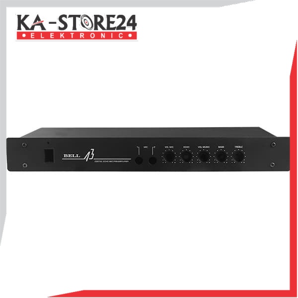 BOX BELL A3 - Box Power Amplifier -  Crossover - Equalizer - Mixer dll