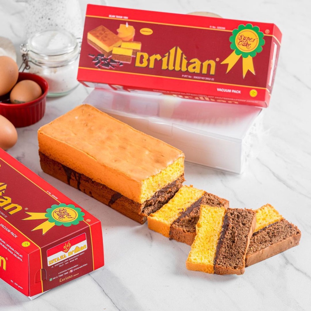 

BRILLIAN SUPERCAKE COKLAT EKONOMIS/SPIKU/SPEKOE RESEP KUNO/MANDARIN