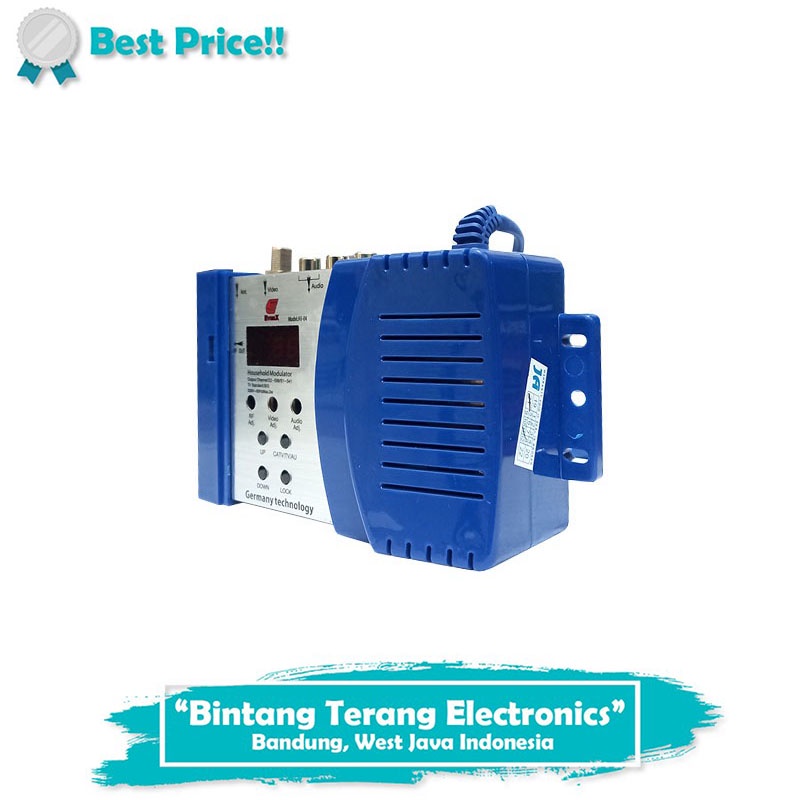 Modulator Converter AV To RF VHF UHF Skyview AV-04 Paling Baru BTE