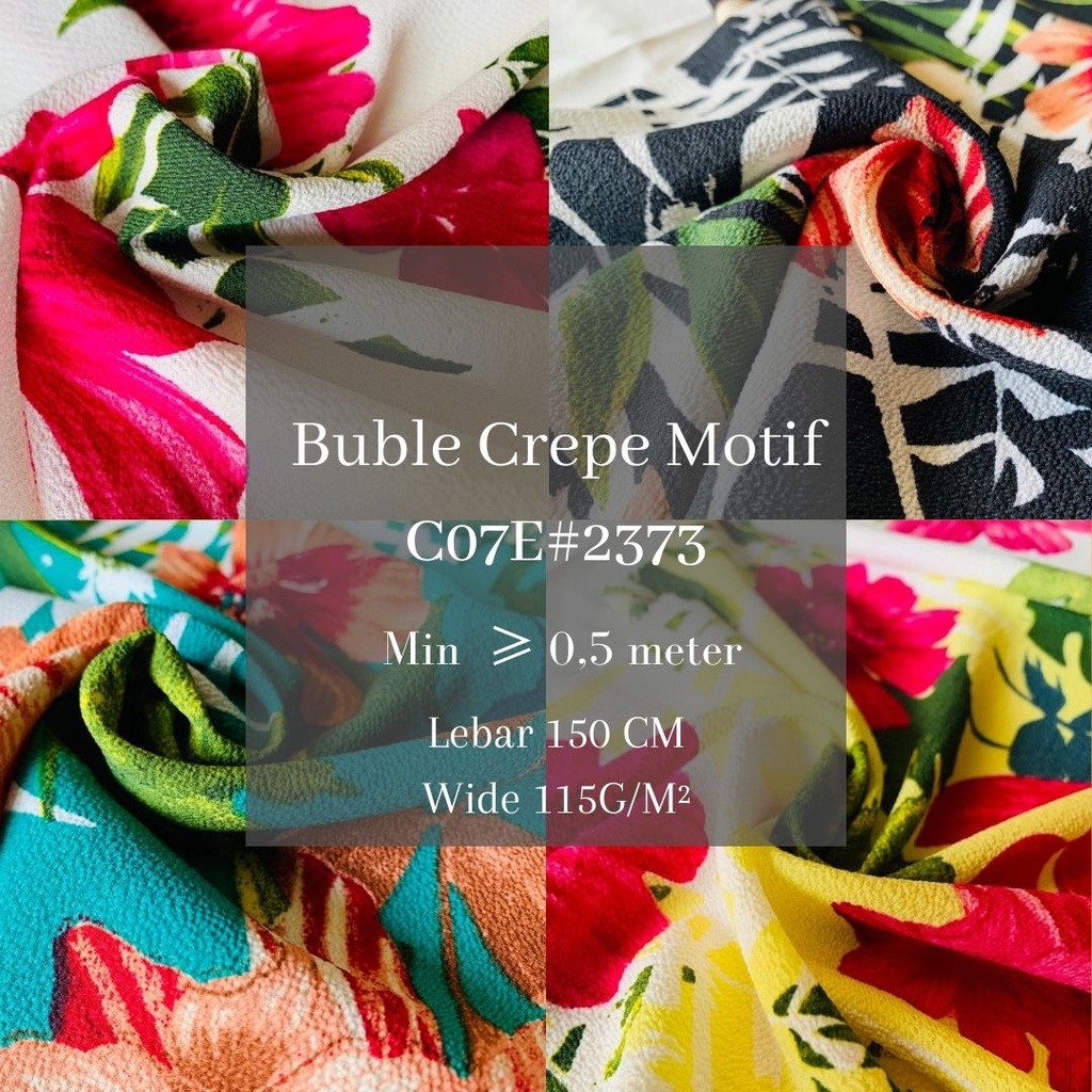 Promo Kain Bubble Crepe C07E#2373 Harga 0,5 M