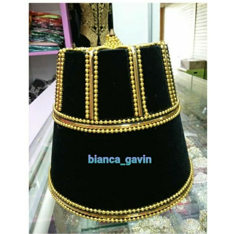 Kuluk Topi Pengantin Adat Jawa/ Kuluk Kanigaran Monte
