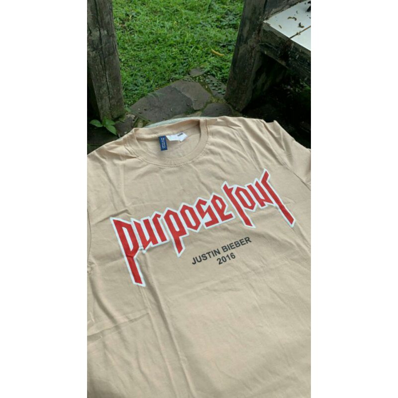 Justin Bieber Purpose Tour x H&M T-Shirt 100% Original Limited Edition
