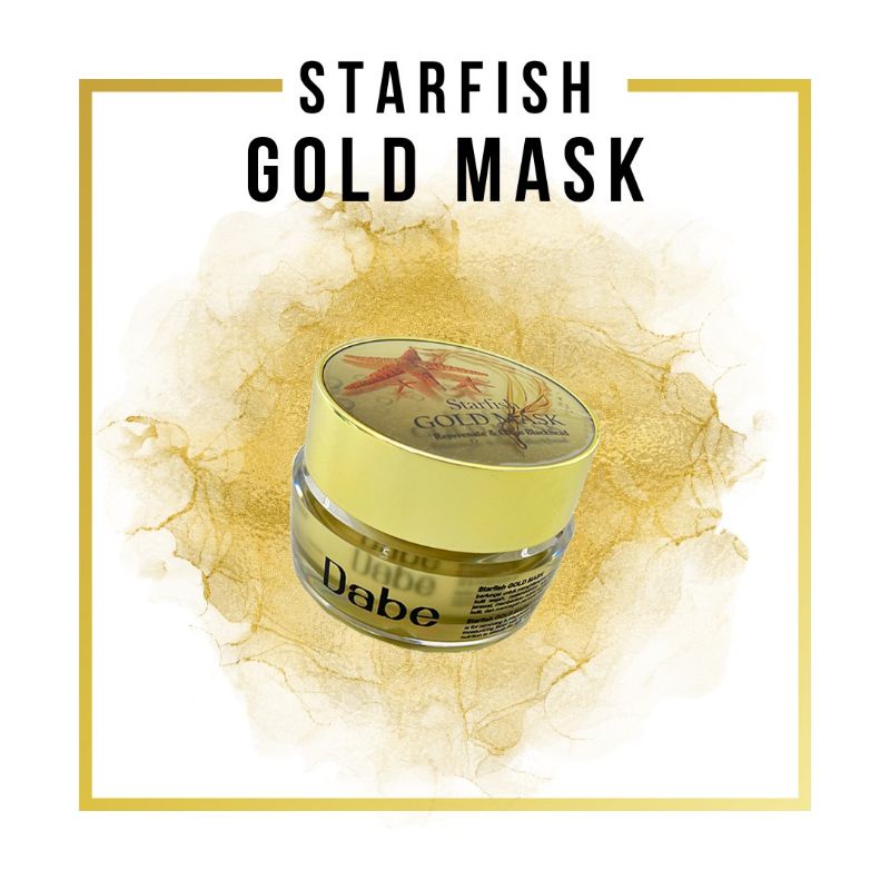 Dabe Beaute Star Fish Gold Mask//Masker Dabebeaute