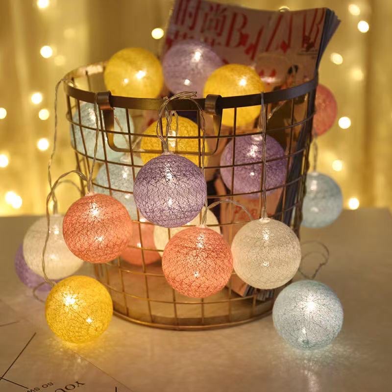 cotton ball light / lampu bola