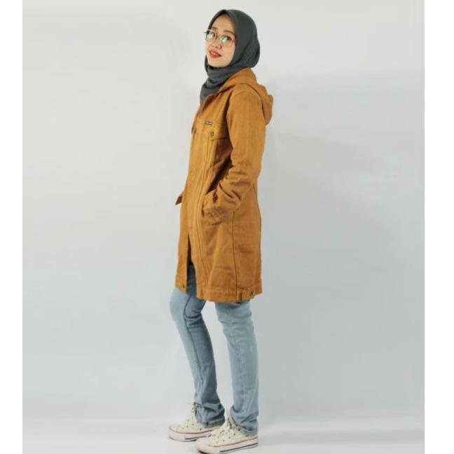 <BaH ✩> JAKET LEVIS CEWEK RAWIS PANJANG ORIGINAL BRUTALIST JAKET MUSLIMAH JAKET LEVIS WANITA JAKET H