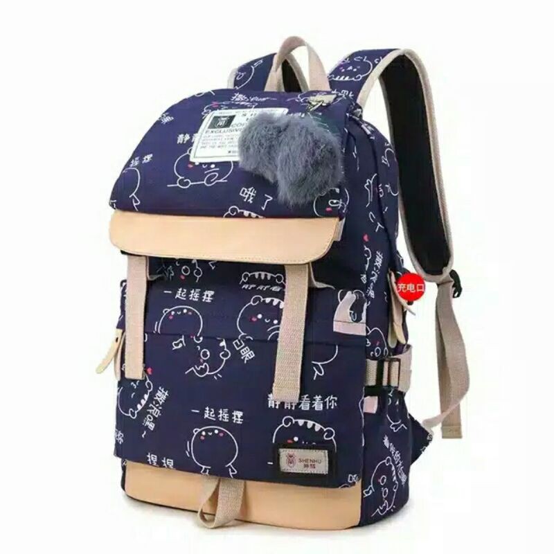 Tas Anak Sekolah Ransel Anak Karakter Backpack Anak Paud dan TK Laki Laki Perempuan Cars FK