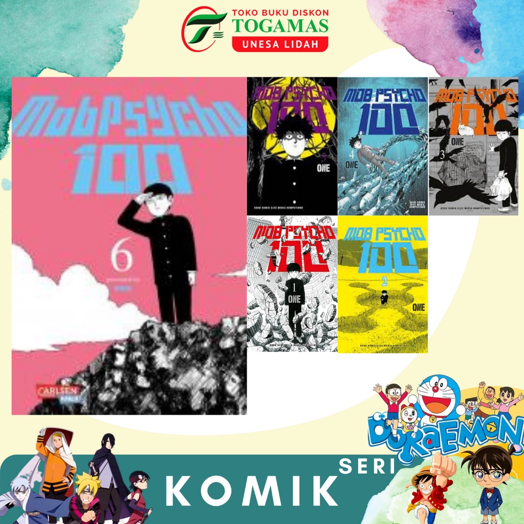 KOMIK- SERI MOB PSYCHO 100 01, 02, 03, 04, 05, 06, 07, 08, 09, 10, 11, 12, 14 KARYA ONE