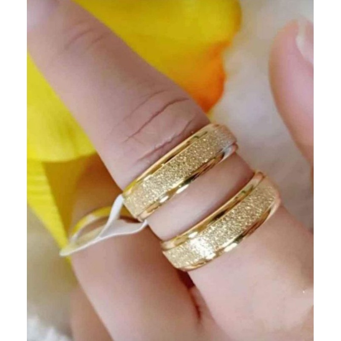 PALING LARIS..CINCIN PASIR EMAS MUDAH TIDAK MUDAH LUNTUR