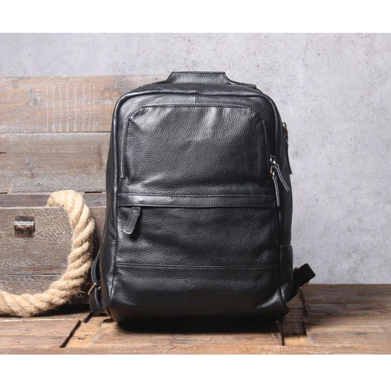 Tas Ransel Pria Kulit Sapi Asli Tas Laptop Ransel pria
