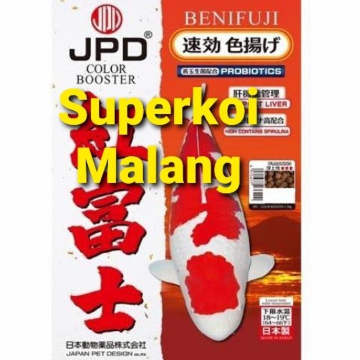 Benifuji JPD Color 2KG Warna 2 KG Pakan Koi Floating Grow Growth