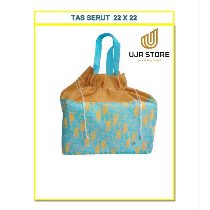 

NEW TAS SERUT BATIK PARANG BOX NASI/ SNACK UKURAN 22 X 22