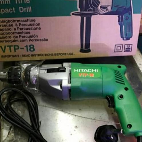 Mesin Bor Impact Drill Hitachi Vtp18, Bor Beton Hitachi Vtp 18 Terlaris