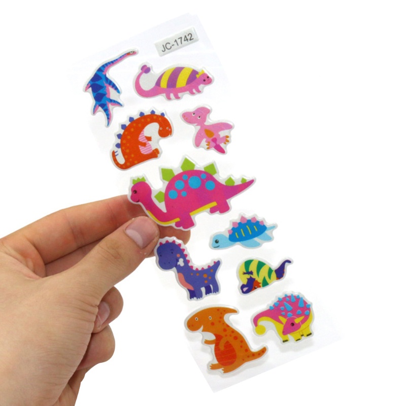 Mary 3D Tahan Air Puffy Stiker Dekorasi Kamar DIY Disesuaikan Scrapbook Stiker Perekat Diri Mengulang Menempel Gadis Fa