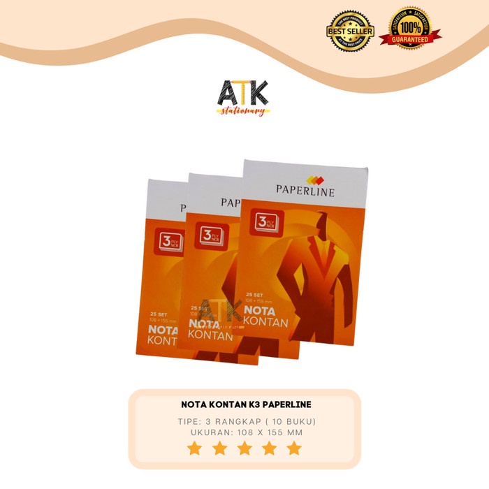 

CODE0E8 Buku Nota Kontan K3 Kecil 3 Rangkap Paperline atk