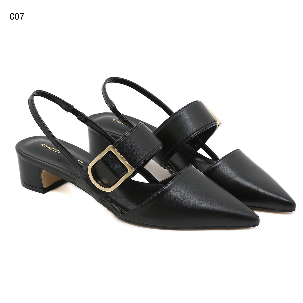 Buckle Slingback Pumps #C07