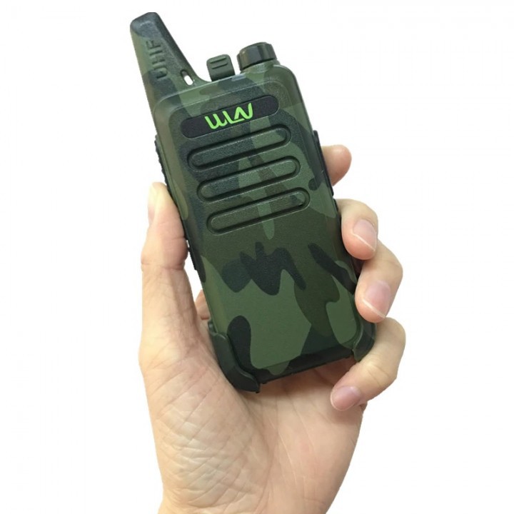 WLN KD-C1 1 Set 2pcs Walkie Talkie with DOCKING CHARGER - Army Green