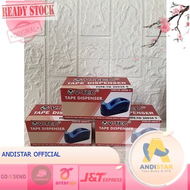 WADAH ISOLASI / TD 20036 S TAPE DISPENSER V-TEC TD 20036 SMALL /TEMPAT ISOLASI