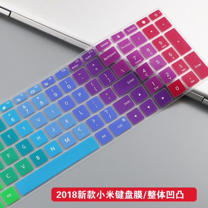 For 15.6 Inches Xiaomi Ruby 7-8550U Soft Ultra-thin Silicone Laptop Keyboard Cover Protector