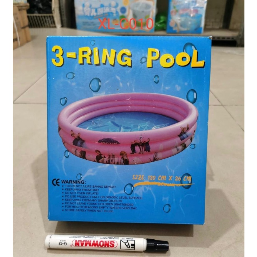 Lucky88toys ⭐⭐⭐⭐⭐Mainan kolam renang frozen 3 ring pool