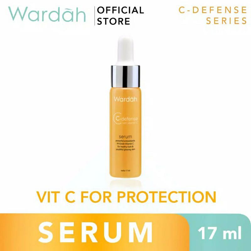 WARDAH C-DEFENSE SERUM 17ML | WARDAH SERUM WAJAH
