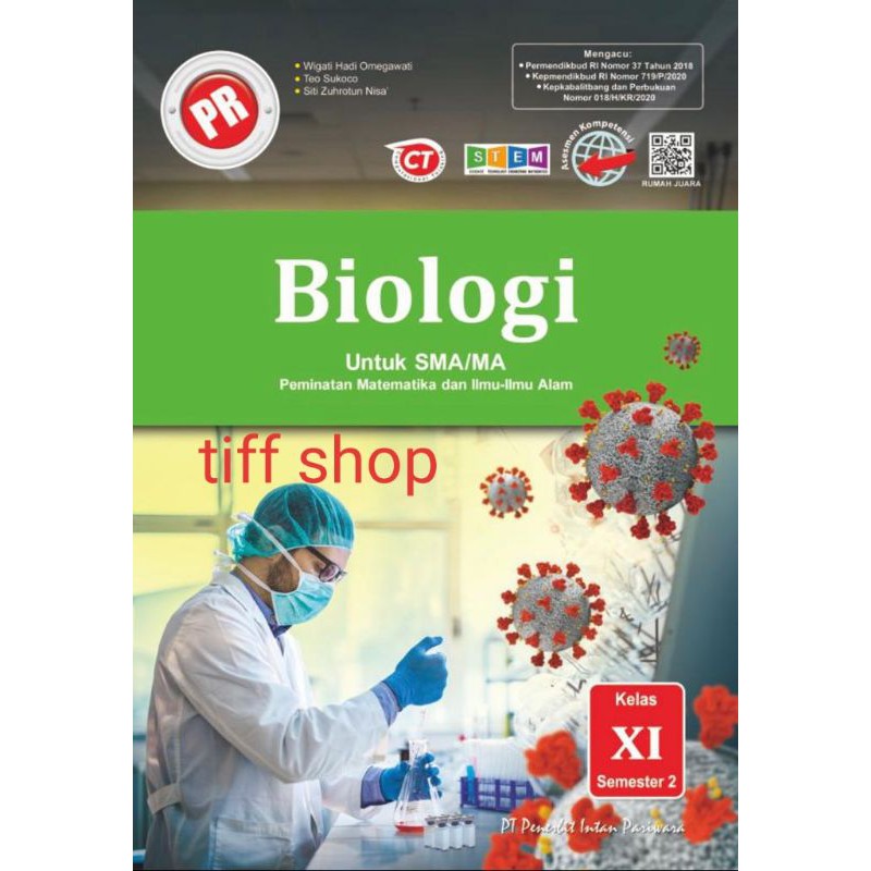 Buku Pr Lks Biologi Kelas Xi 11 Semester 2 K13 Revisi Intan Pariwara 2020 Shopee Indonesia