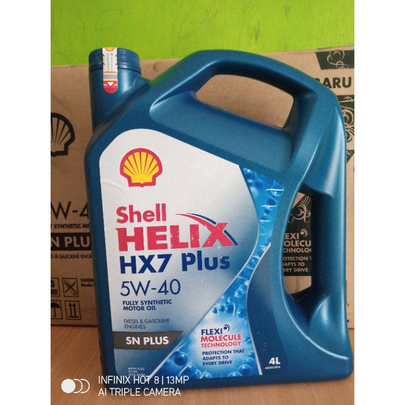 Shell Oli Mobil Helix Hx-7 5W-40
