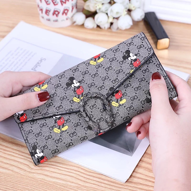 TI 3083 - DOMPET PANJANG WANITA MICKEY DOMPET WANITA IMPORT MURAH - E