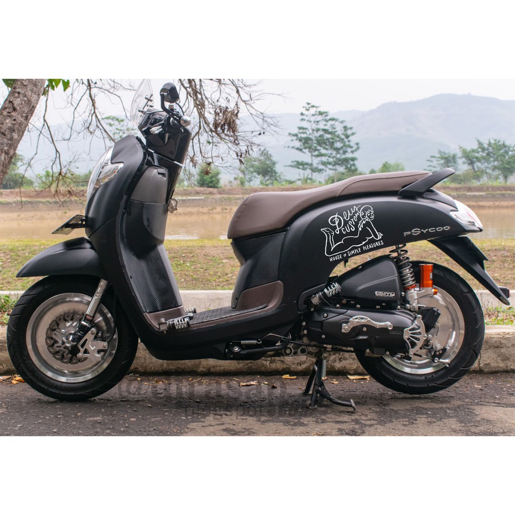 STIKER DEUS SIMPLE PLEASURE SCOOPY