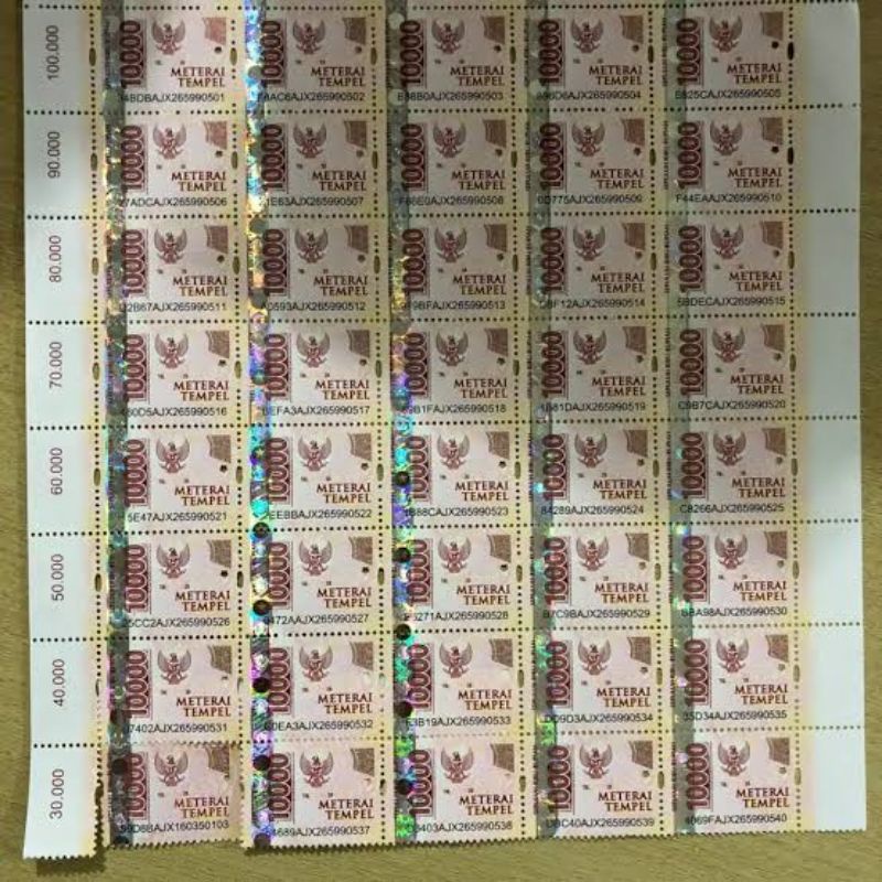 

Materai 10000 Original