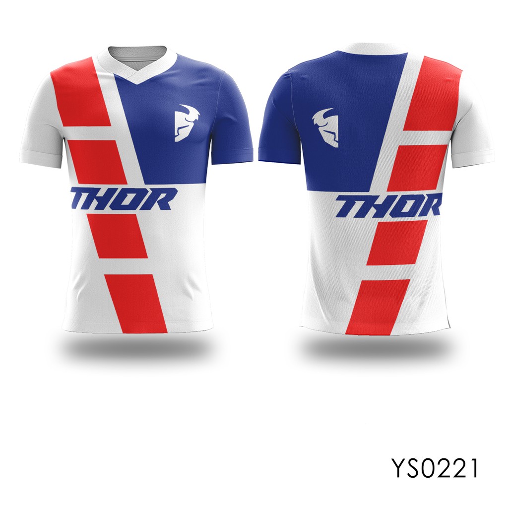 Kaos Jersey Trail Motor Cross Baju Balap Custom KB0801