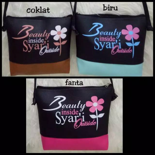 * BEAUTY SYAR'I * TAS MUSLIMAH SLING BAG HIJAB MUSLIM TAS FASHION