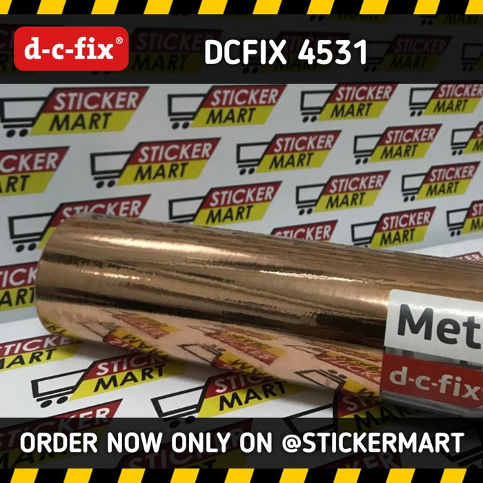 Stiker Dcfix Chrome Dekorasi Rmh Dapur Furniture Kabinet wall - RoseGold