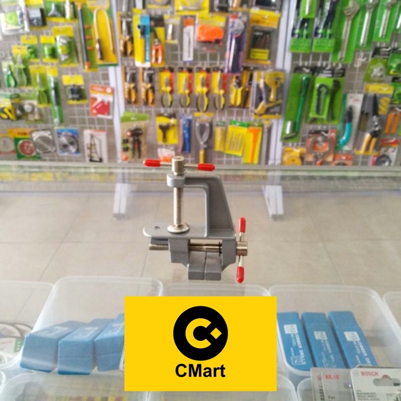 BAIS MEJA MINI RRT KLEM CATOK KECIL PENJEPIT JEPIT CLAMP KAYU BESI CMart