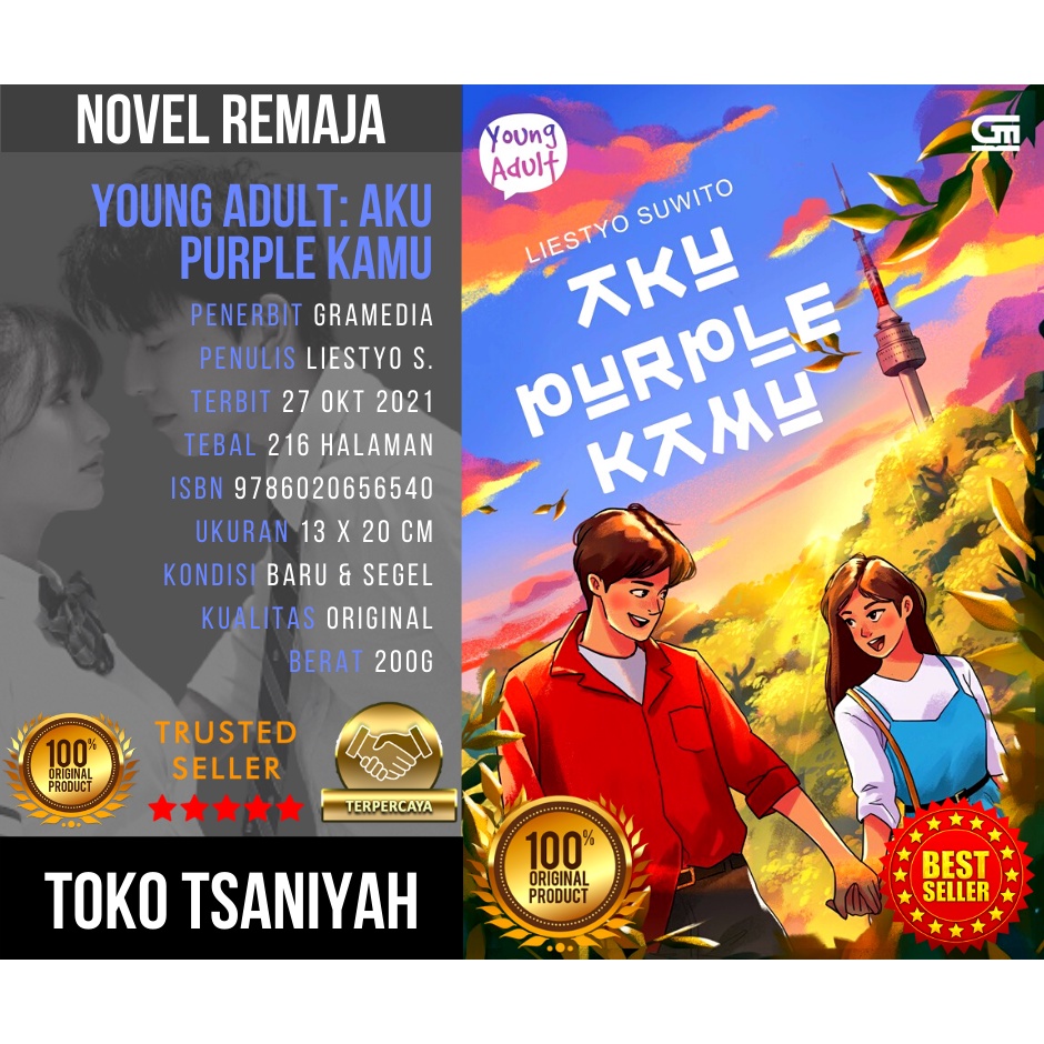 Novel Remaja Young Adult Aku Purple Kamu Liestyo S Novel Romance Romantis Cinta Romansa Drama