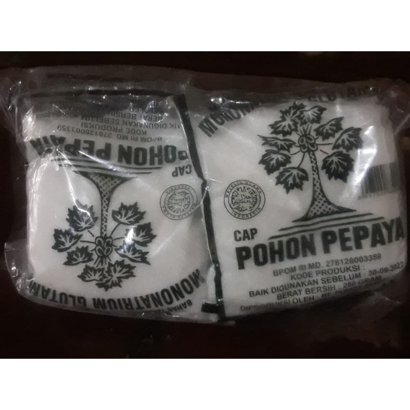 Micin cap pohon pepaya / pecin / penyedap rasa /Mecin