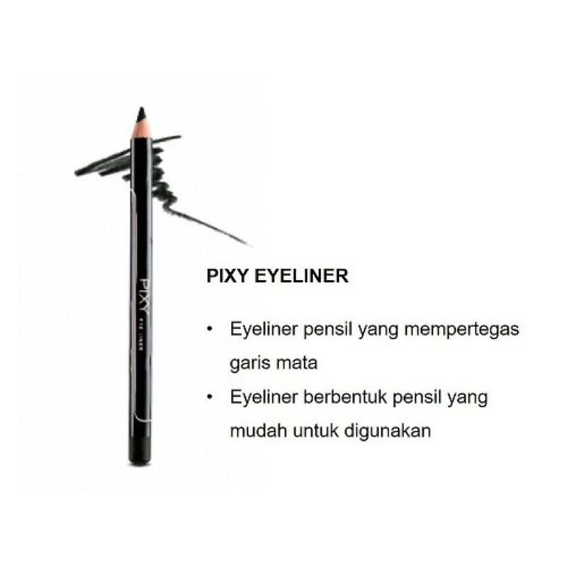 Eyeliner Pencil Pixy Black / Eyeliner Pixy Hitam / Pixy Eyeliner Hitam