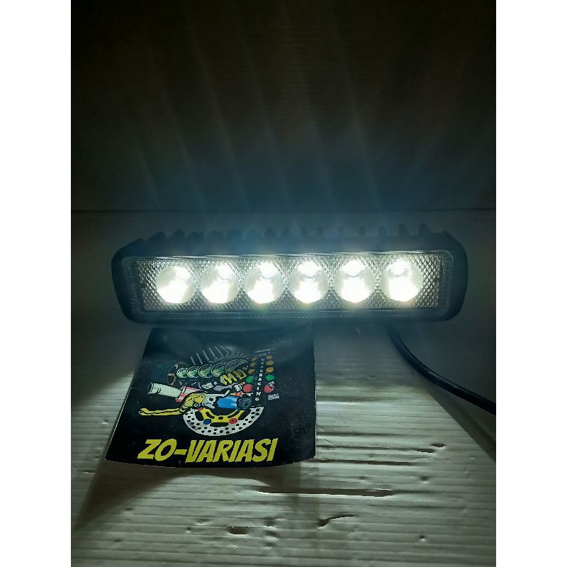Lampu tembak sorot LED BAR CREE CWL 6 MATA
