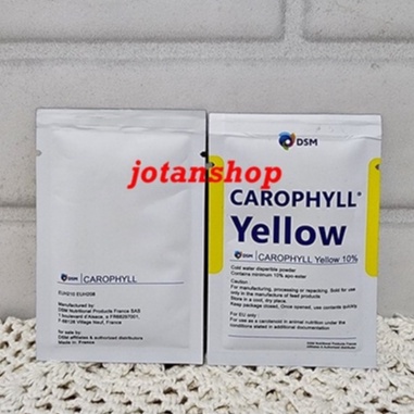 Carophyll yellow 10% karofil caropil karopil kuning bubuk Pewarna pencerah Makanan Ikan