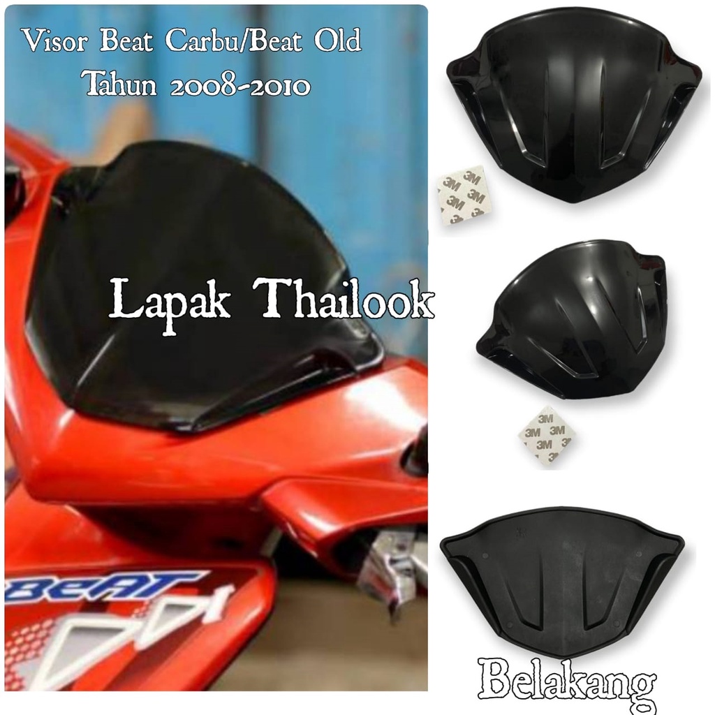 Visor beat karbu TGP visor beat lama tgp