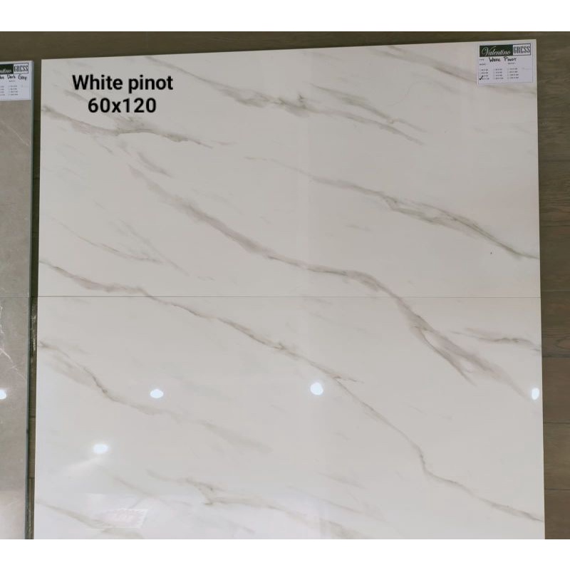 Granit lantai Valentino white Pinot 60×120
