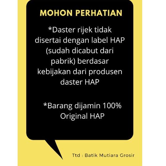 Daster Chibi 7/8 HAP Rijek Sablon Minor LD 100 - 102 Adem Busui (Harap Dibaca Sebelum Membeli) [UMI.