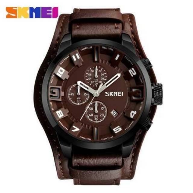 Jam Tangan Pria SKMEI Original Analog Casual Leather Strap 9165CL Coklat

    (KODE 9165CL)