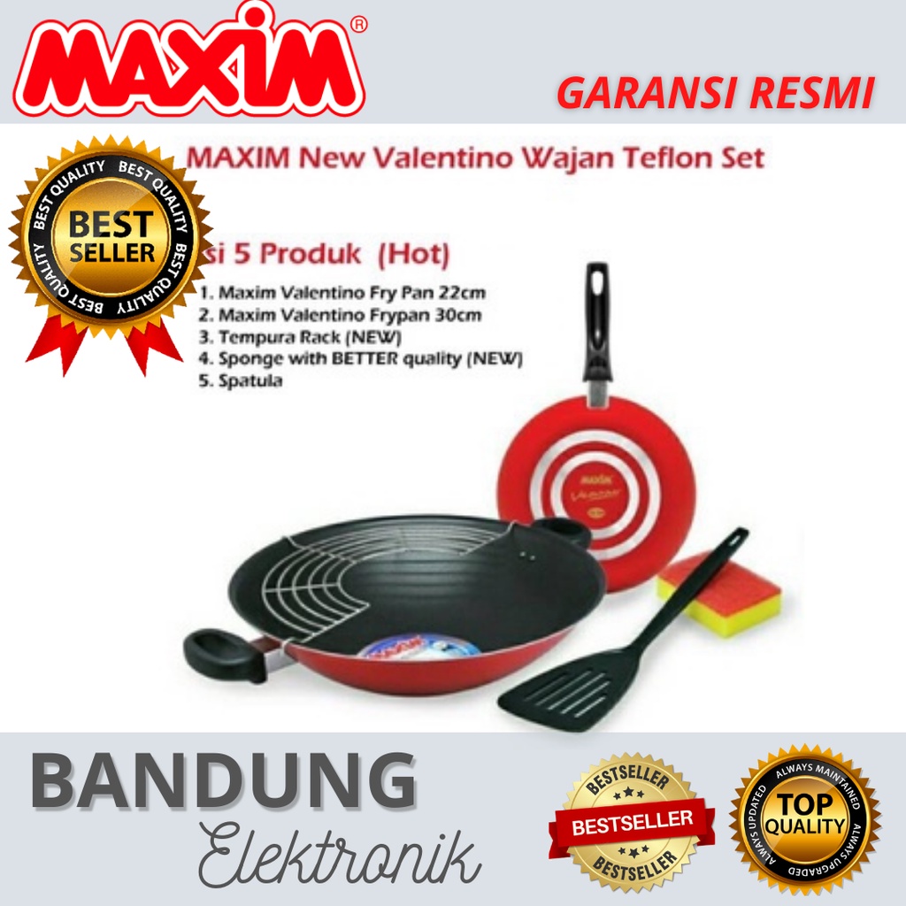 MAXIM VALENTINO SET , WAJAN TEFLON SET